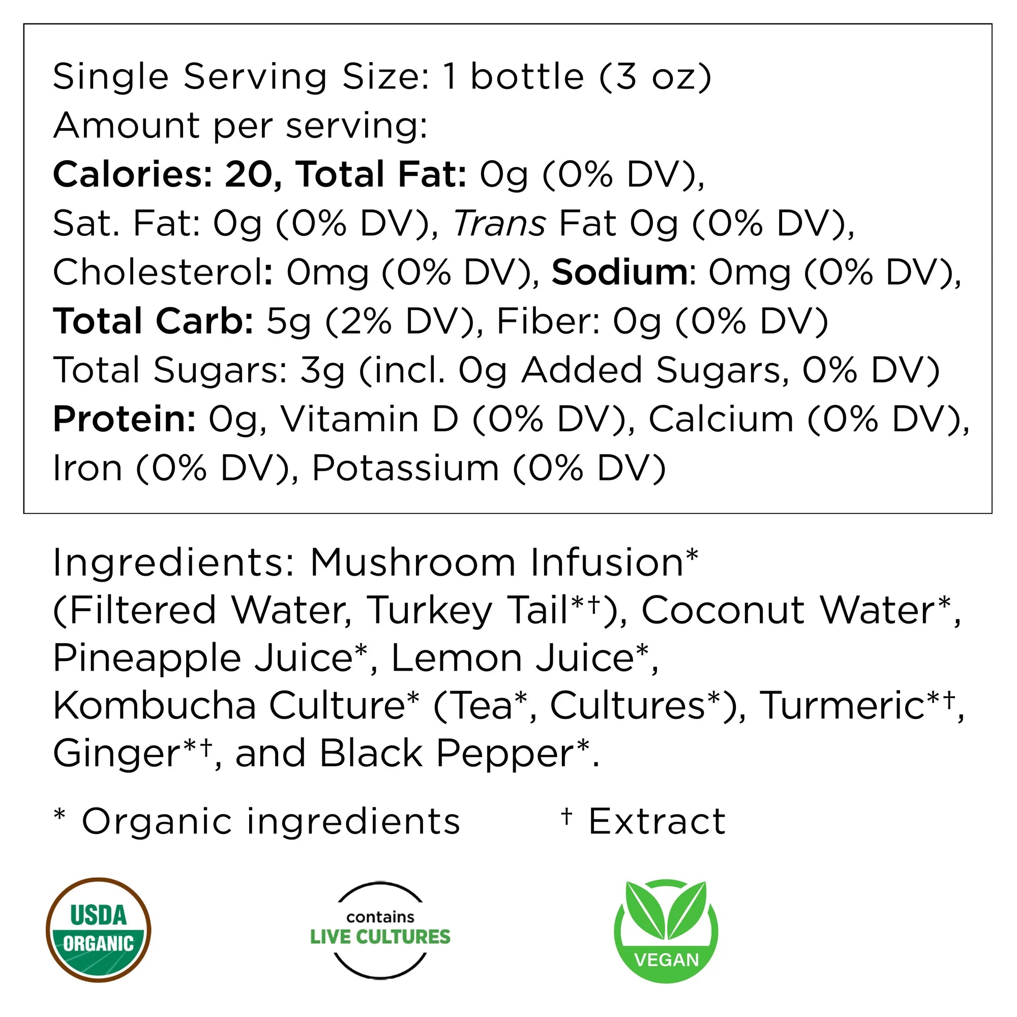 Shroomworks - Golden Immunity Turkey Tail Shroomshot - Ginger Turmeric - 12ct - 12 Servings image 4
