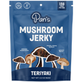 Pan's Mushroom Jerky - Teriyaki Mushroom Jerky - Shiitake - 62g - 2 Servings image 0