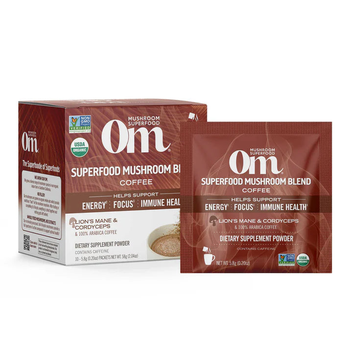 Om Mushroom Superfood - Mushroom Coffee Blend - 58g - 10 Servings image 0