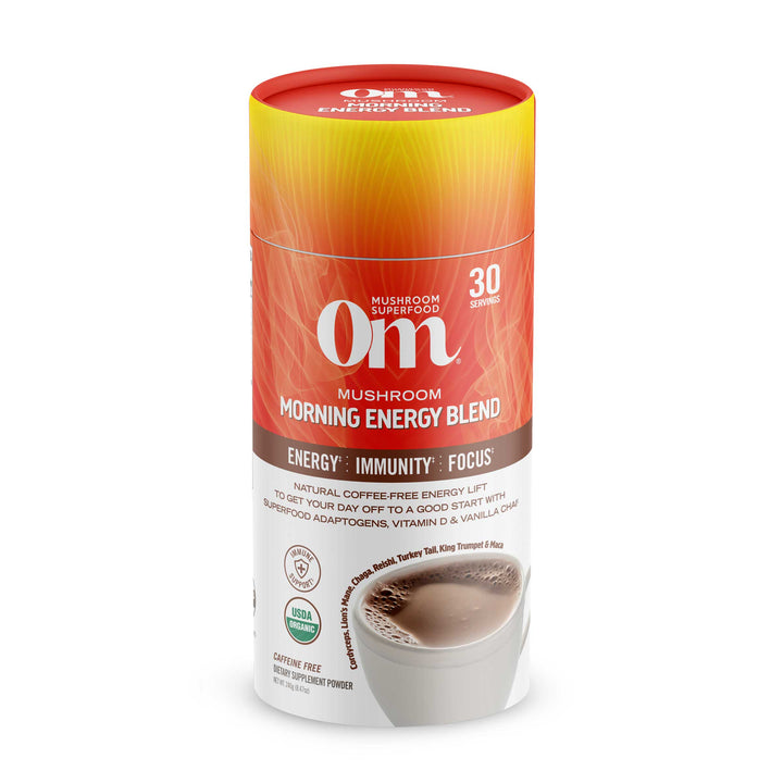 Om Mushroom Superfood - Mushroom Morning Energy Blend - 240g - 30 Servings image 0