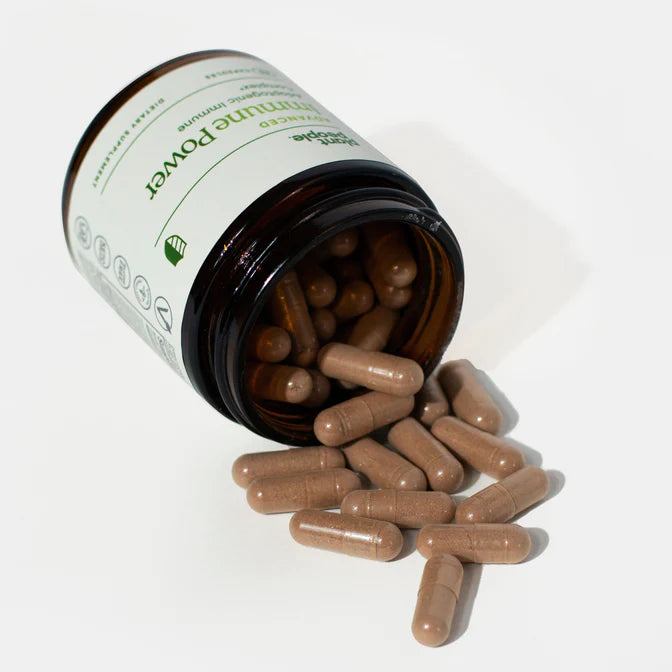 Plant People - Advanced Immune Power Adaptogenic Immune Complex Capsules - 60ct - 1000mg Immune Blend per Serving - 30 Servings image 2