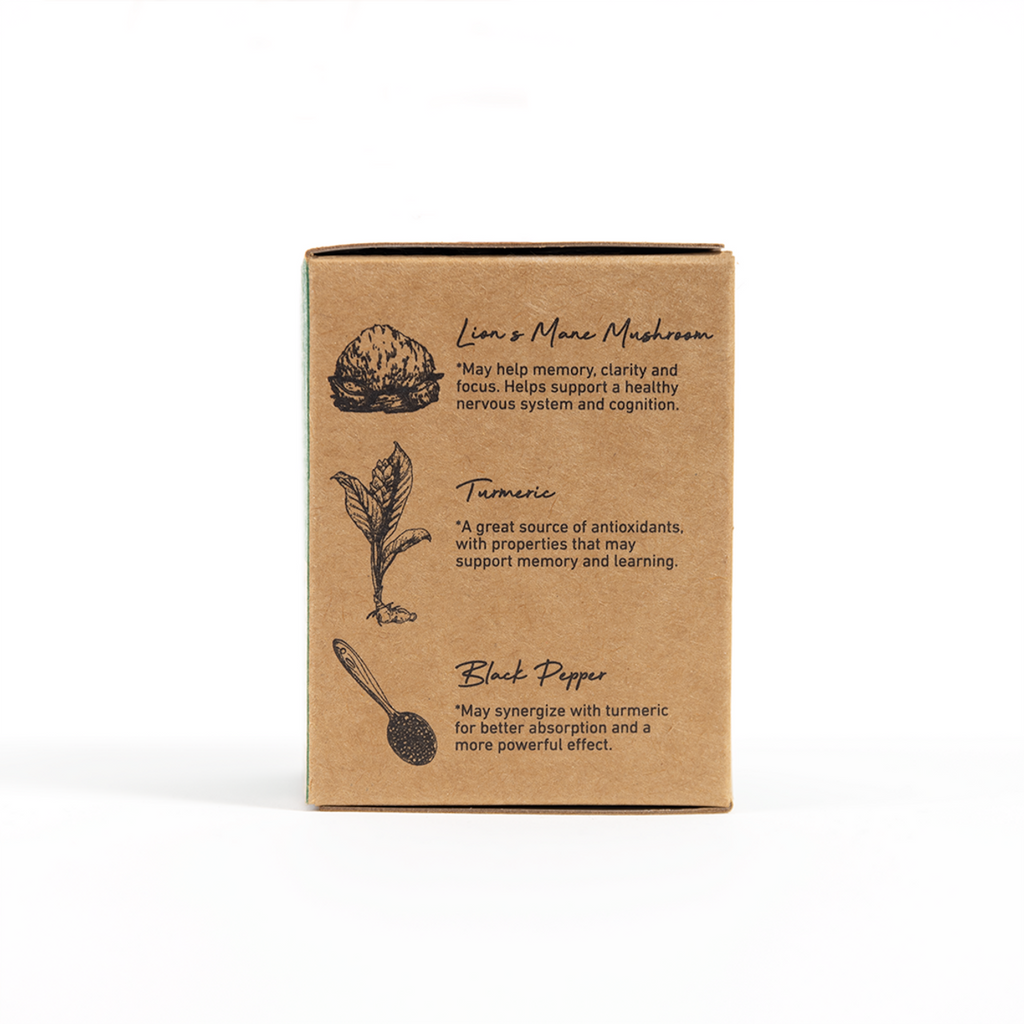 Green Roads - Lion's Mane Focus + Clarity Mushroom Capsules - 60ct - 1000mg Lion's Mane per Serving - 30 Servings image 3