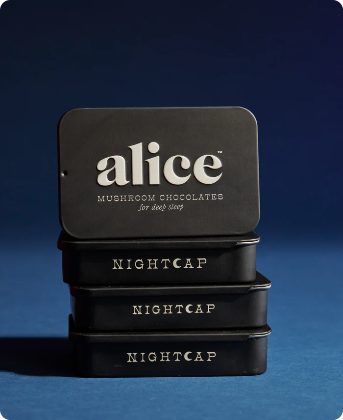 Alice Mushrooms - Nightcap Deep Sleep Reishi Mushroom Chocolates - 16 Servings image 0