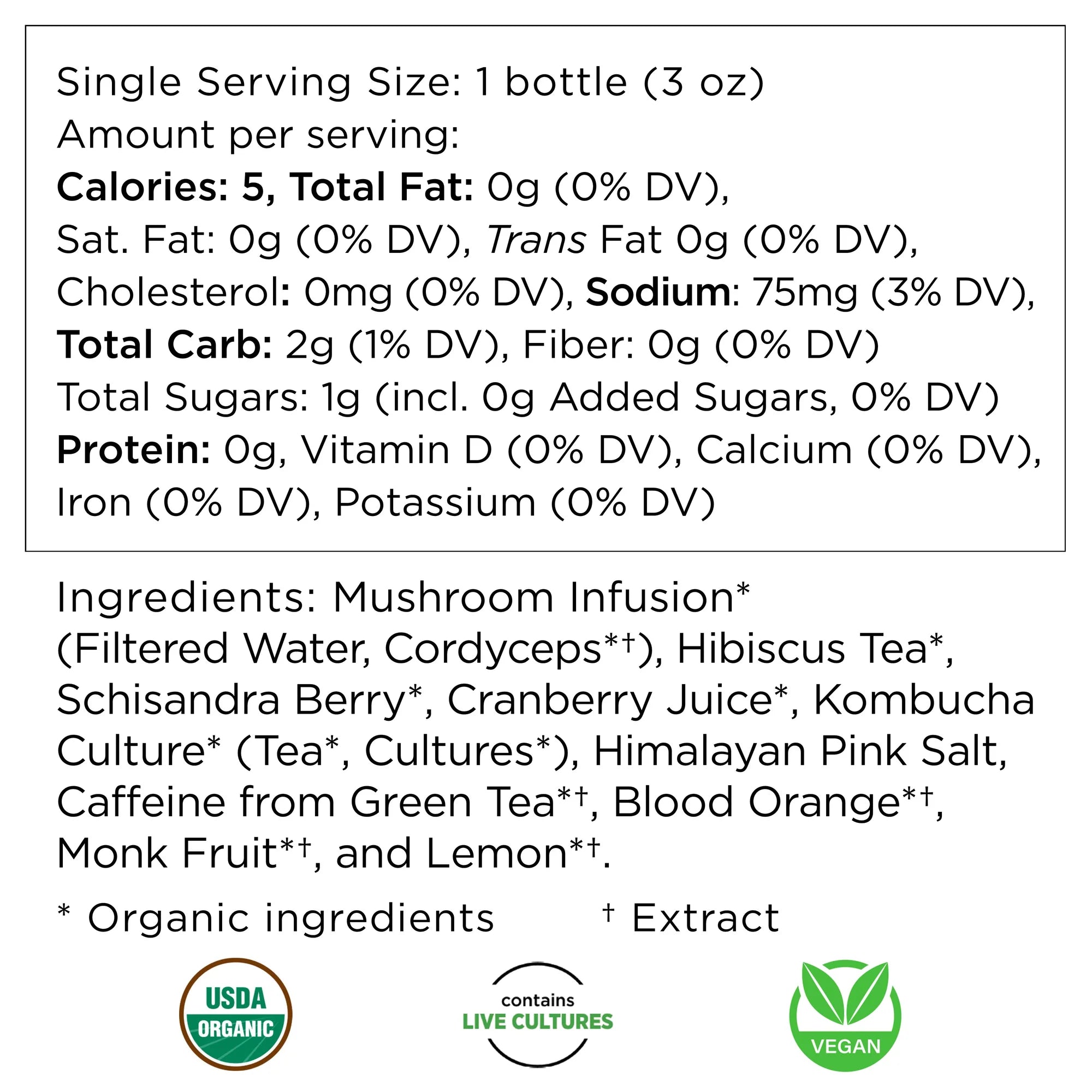 Shroomworks - Inner Energy Cordyceps Shroomshot - Citrus Hibiscus - 12ct - 12 Servings image 2