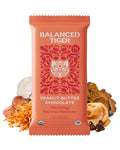 Balanced Tiger - Functional Mushroom Protein Bar - Peanut Butter Chocolate - 12ct - 1500mg per Serving - 12 Servings image 0