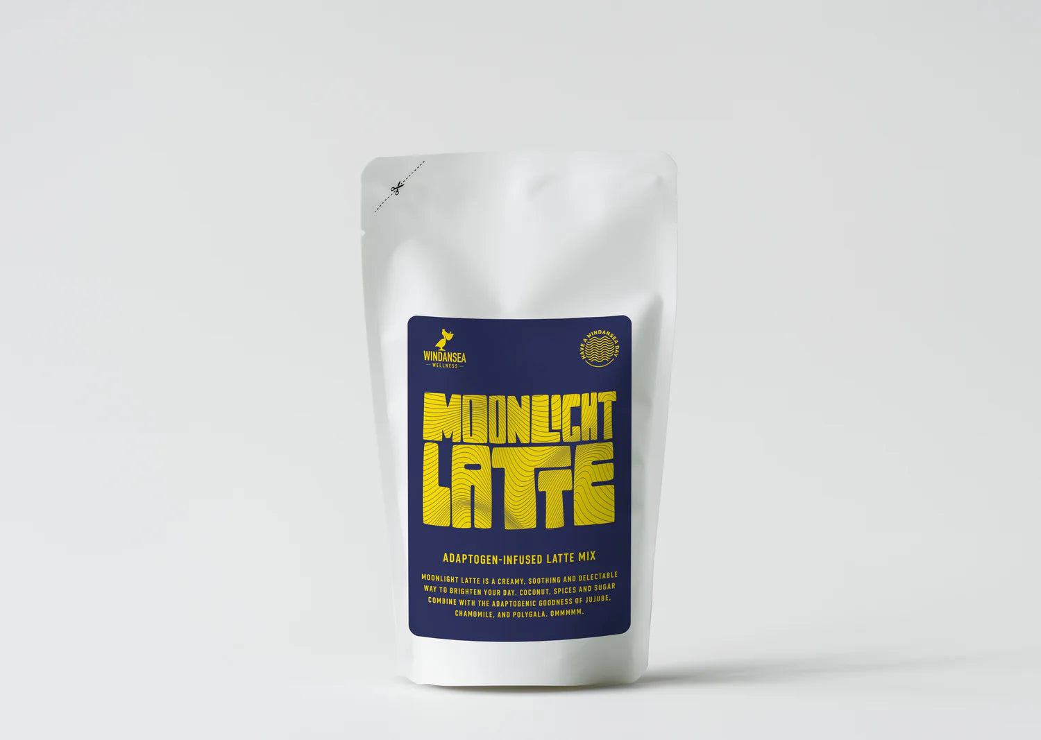 Windansea Coffee - Moonlight Latte Mushroom Chai Latte Mix - 80g - 1000mg Adaptogen Blend per Serving - 10 Servings image 0