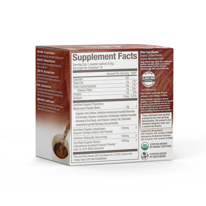 Om Mushroom Superfood - Mushroom Coffee Blend - 58g - 10 Servings image 1