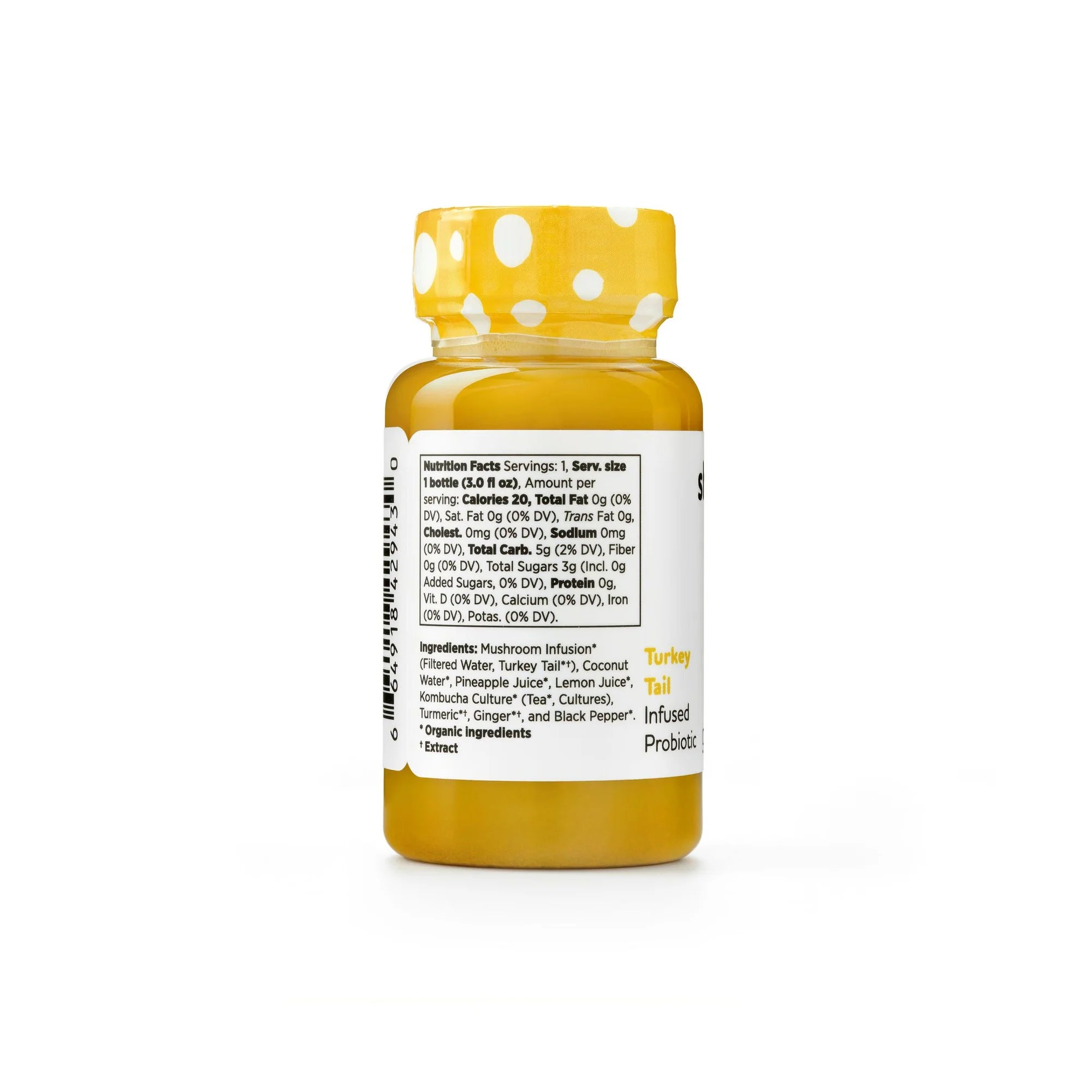 Shroomworks - Golden Immunity Turkey Tail Shroomshot - Ginger Turmeric - 12ct - 12 Servings image 2