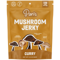 Pan's Mushroom Jerky - Curry Mushroom Jerky - Shiitake - 62g - 2 Servings image 0