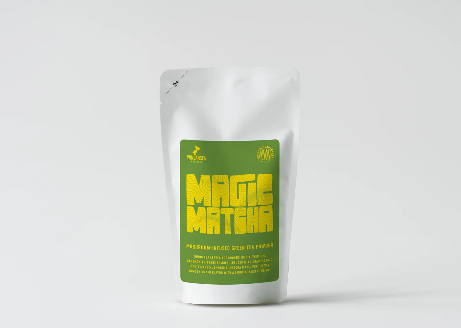 Windansea Coffee - Magic Matcha Mushroom Green Tea Powder - 50g - 400mg Lion's Mane per Serving - 20 Servings image 0