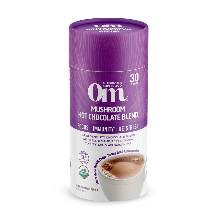Om Mushroom Superfood - Mushroom Hot Chocolate Blend - 240g - 30 Servings image 0