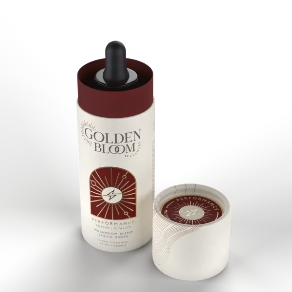 Golden Bloom Wellness - Performance Cordyceps Mushroom Tincture - 30mL - 30 Servings image 2
