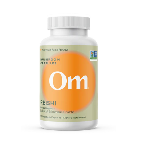 Om Mushroom Superfood - Reishi Mushroom Capsules - 90ct - 30 Servings image 0