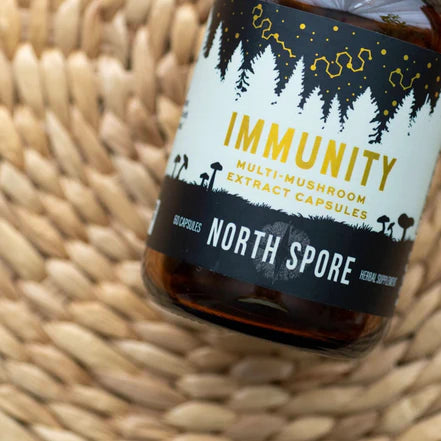 North Spore - Immunity Organic Multi-Mushroom Extract Capsules - 60ct - 60 Servings image 3