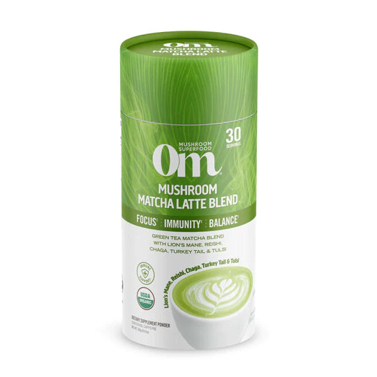 Om Mushroom Superfood - Mushroom Matcha Latte Blend - 240g - 30 Servings image 0